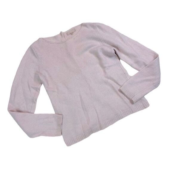 Bendetta B Light Pink Button Back Wool Cashmere Blend Sweater - Picture 1 of 6
